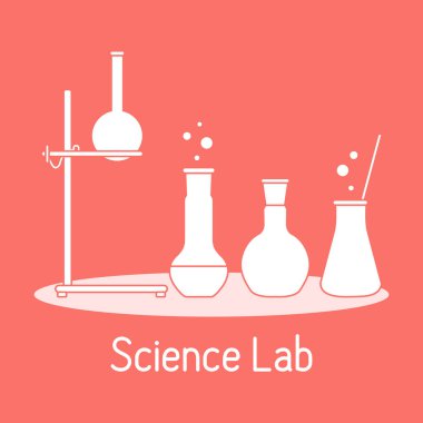 Laboratuar ekipmanları bilim kimya, biyoloji, tıp