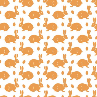 Paskalya tavşanı, yumurta ile Seamless Modeli.