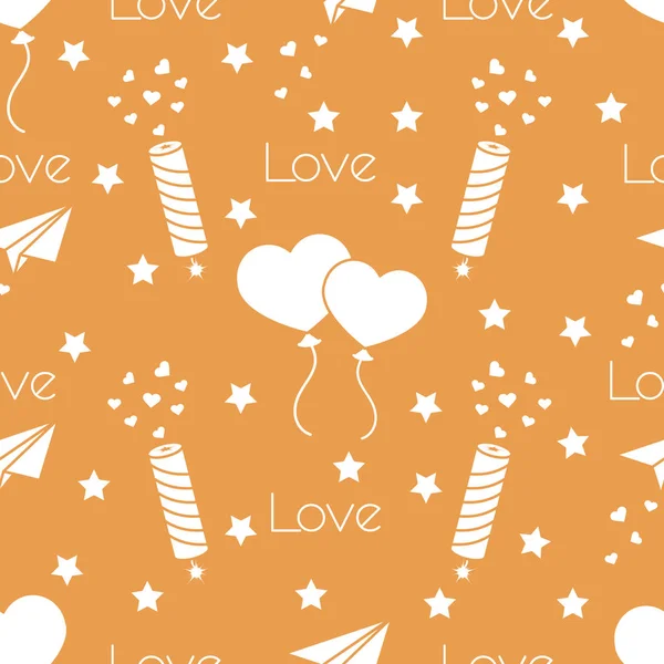 Romantic pattern. Birthday, Valentine's day