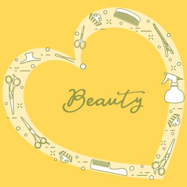 Kuaför araçları. Güzellik Salonu. Manikür.