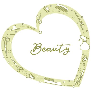 Kuaför araçları. Güzellik Salonu. Manikür.