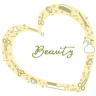 Kuaför araçları. Güzellik Salonu. Manikür.