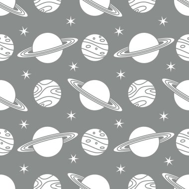 Uzay vektör seamless modeli astronomi bilim