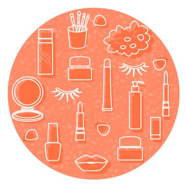 Kozmetik, bakım ürünleri, makyaj, kirpik, dudaklar