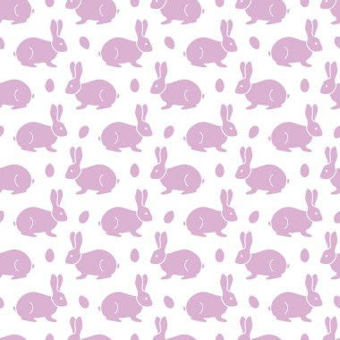 Paskalya tavşanı, yumurta ile Seamless Modeli.