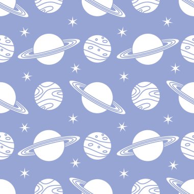 Uzay vektör seamless modeli astronomi bilim