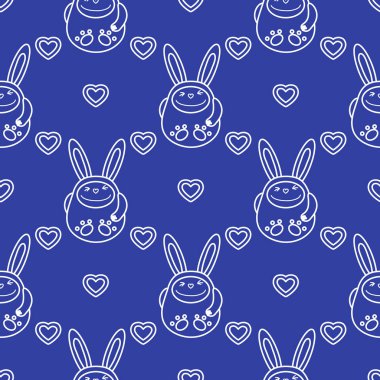 Doğum günü, Sevgililer günü, Paskalya seamless modeli