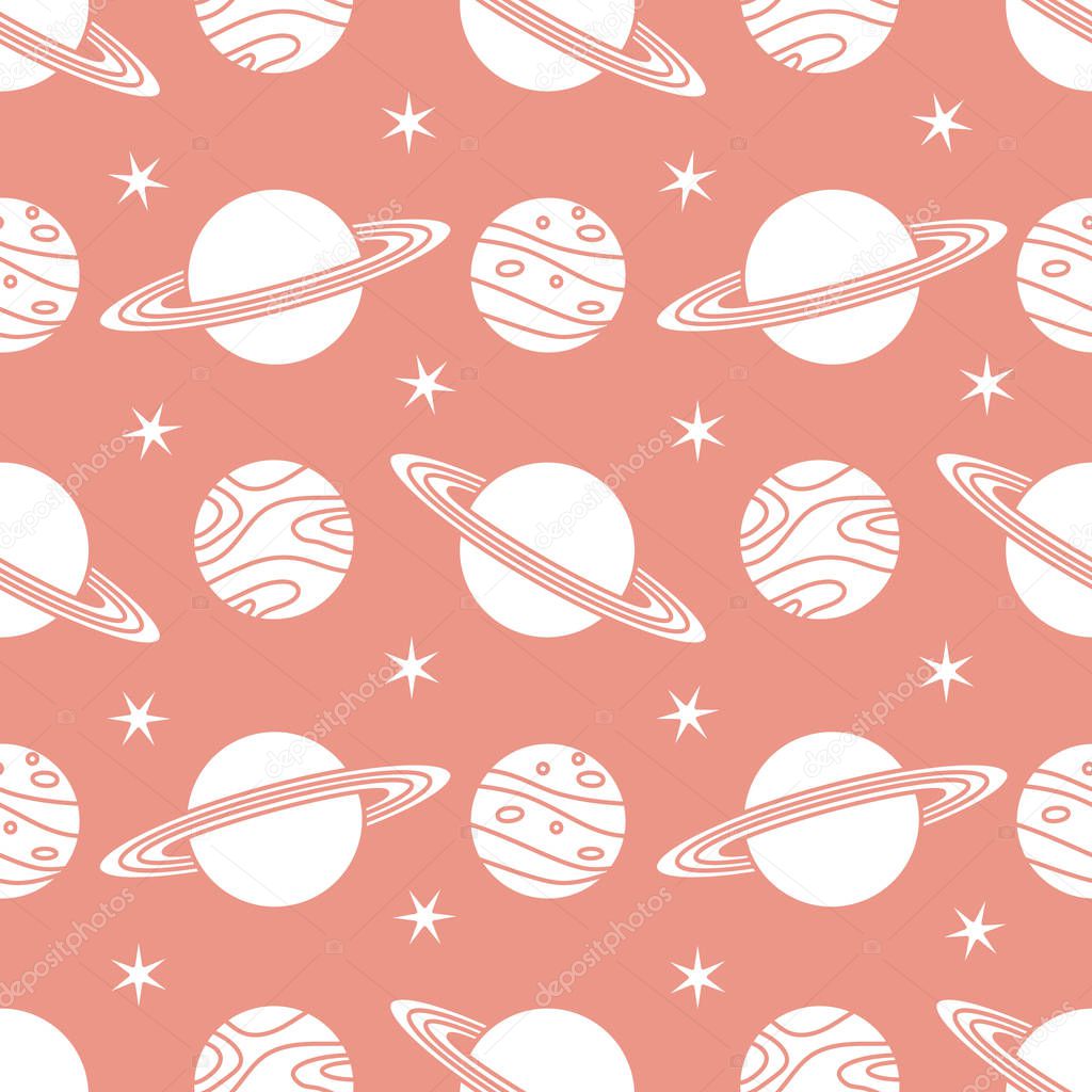 Space vector seamless pattern Astronomy Science