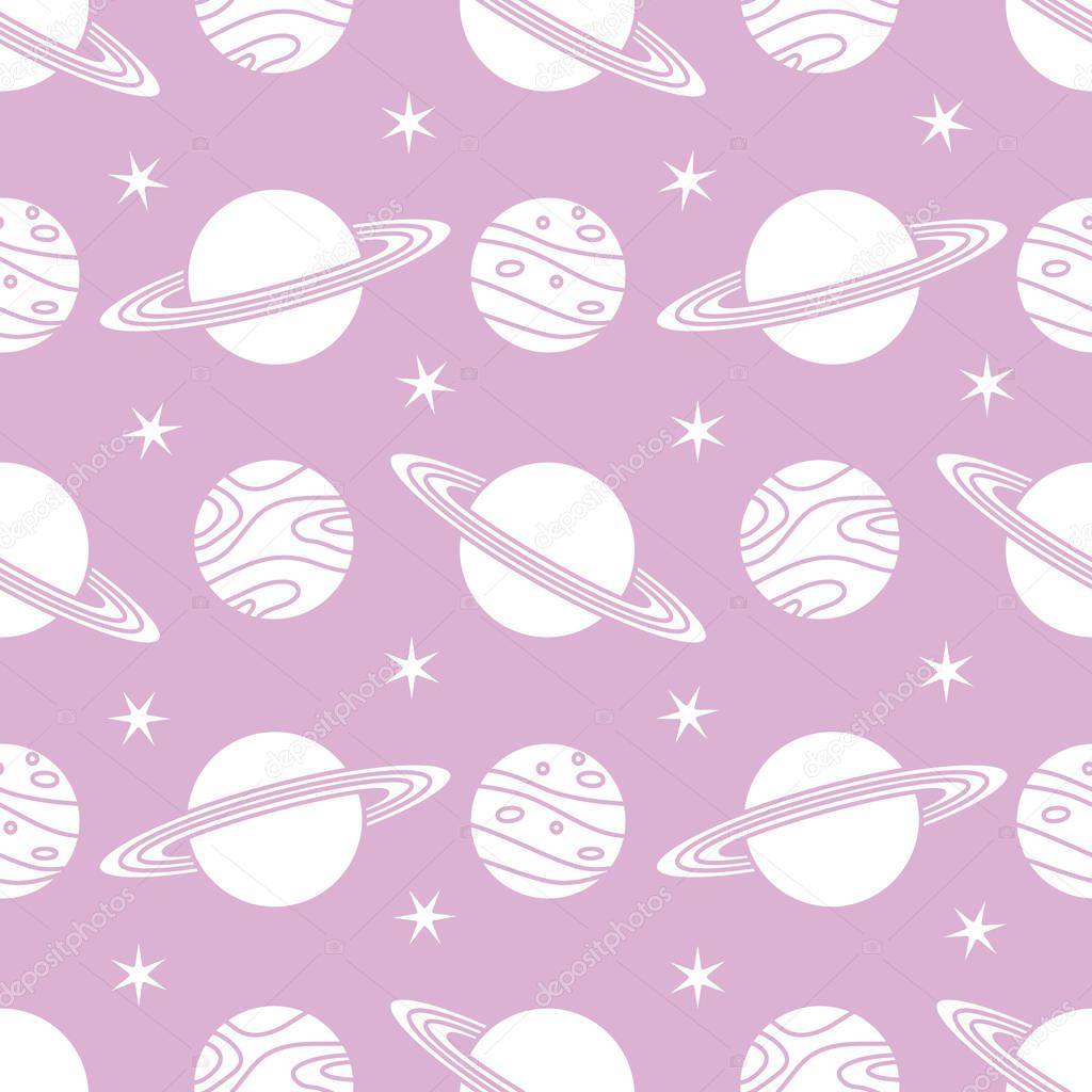 Space vector seamless pattern Astronomy Science
