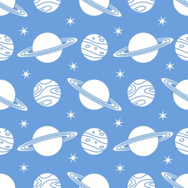 Uzay vektör seamless modeli astronomi bilim