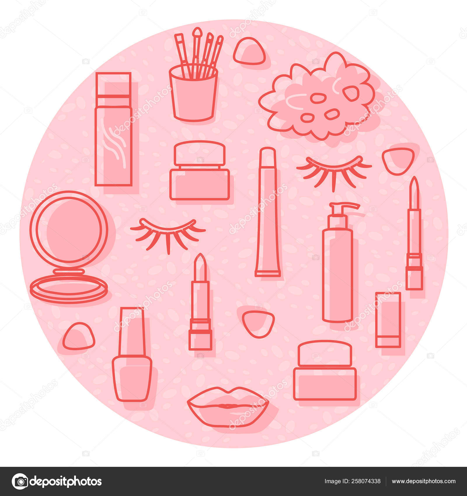 Pestañas y labios imágenes de stock de arte vectorial | Depositphotos Pestañas y labios imágenes de stock de arte vectorial | Depositphotos