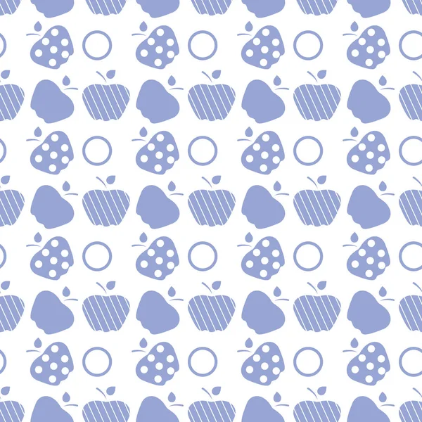 Elma ile Seamless modeli. Meyve arka plan.