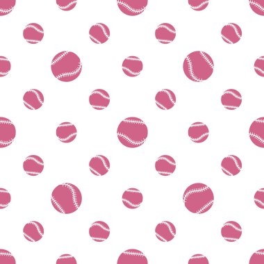 Vektör spor Beyzbol topları ile seamless modeli