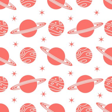 Uzay vektör seamless modeli astronomi bilim