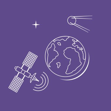 Dünya gün Dünya gezegeni, uydu, yörünge istasyonu