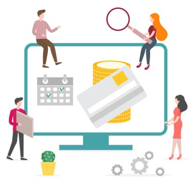 Çevrimiçi bankacılık hizmetini kullanan kişiler. Finans