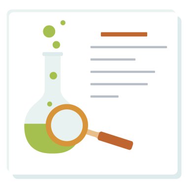 Şişe, büyüteç. Bilim günü. Eğitim.