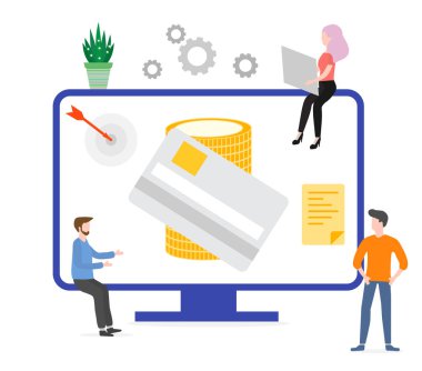 Çevrimiçi bankacılık hizmetini kullanan kişiler. Finans