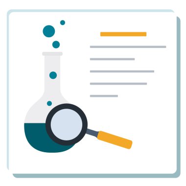 Şişe, büyüteç. Bilim günü. Eğitim.