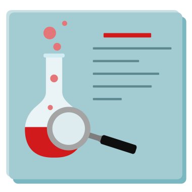 Şişe, büyüteç. Bilim günü. Eğitim.