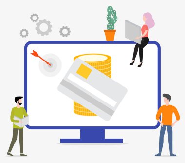 Çevrimiçi bankacılık hizmetini kullanan kişiler. Finans