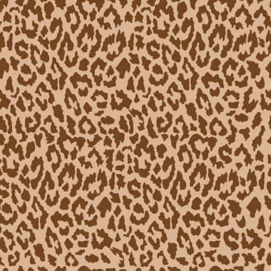 Vektör dikişsiz leopar deseni. Modaya uygun arka plan