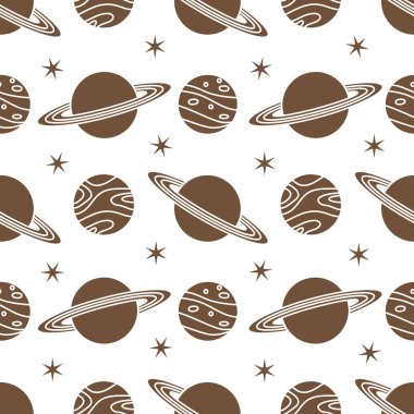 Uzay vektör seamless modeli astronomi bilim