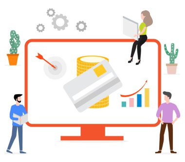 Çevrimiçi bankacılık hizmetini kullanan kişiler. Finans