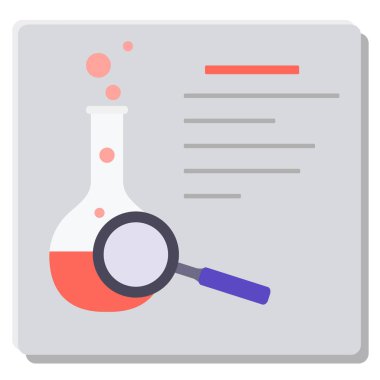 Şişe, büyüteç. Bilim günü. Eğitim.