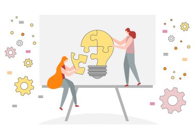 Ekip çalışması işbirliği ortaklığı. İş konsepti