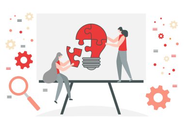 Ekip çalışması işbirliği ortaklığı. İş konsepti