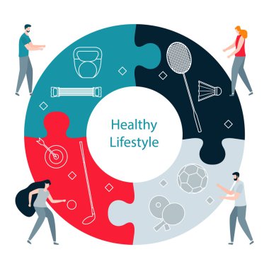 Insanlar. Spor. Fitness uygulaması. sağlıklı yaşam