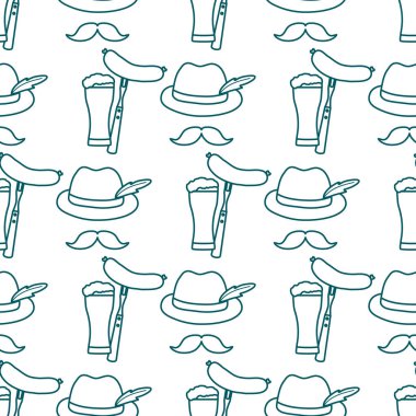 Münih Bira Festivali Oktoberfest Bira partisi
