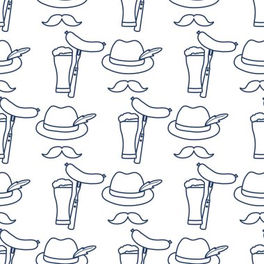 Münih Bira Festivali Oktoberfest Bira partisi