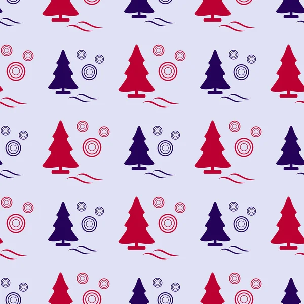 Yeni yıl 2020 dikişsiz desen Noel ağaçları