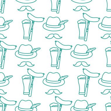Münih Bira Festivali Oktoberfest Bira partisi