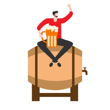 Münih Bira Festivali Oktoberfest Bira partisi