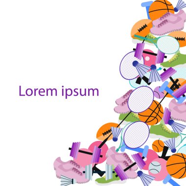 Spor malzemeleri. Fitness. Sağlıklı yaşam tarzı