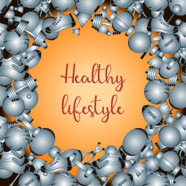 Spor malzemeleri. Fitness. Sağlıklı yaşam tarzı