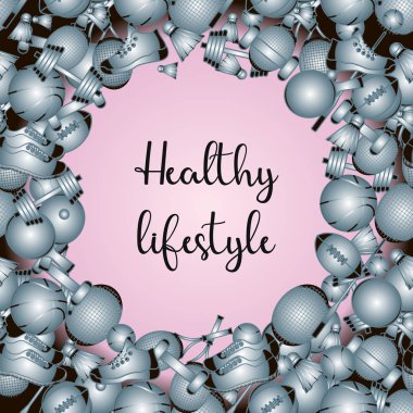 Spor malzemeleri. Fitness. Sağlıklı yaşam tarzı