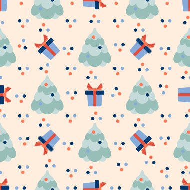 Yeni Yıl 2020 Merry Christmas sorunsuz desen