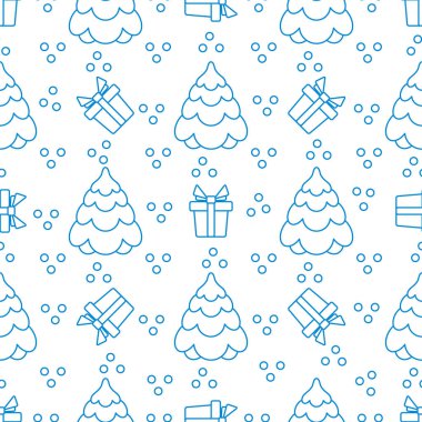 Yeni Yıl 2020 Merry Christmas sorunsuz desen