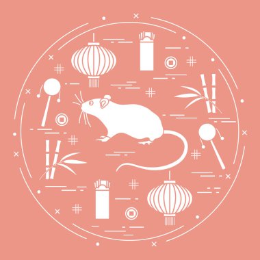 Çin Yeni Yıl Fare Sembolü 2020 Takvim Festivali