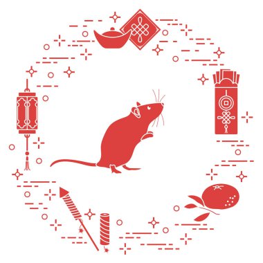 Çin Yeni Yıl Rat sembolü 2020 takvimi