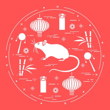 Çin Yeni Yıl Fare Sembolü 2020 Takvim Festivali