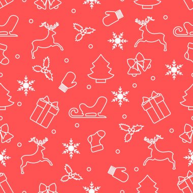 Yeni yıl 2020 Mutlu noel hediyeleri, geyik