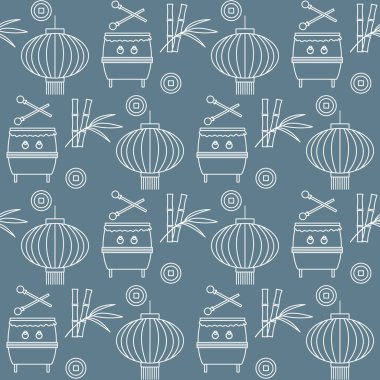 Davul, fener Kore, Japonya, Çin Yeni Yıl