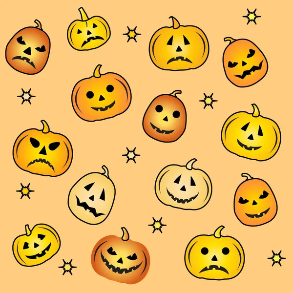 Απόκριες Κόμμα Vector Εικόνα Jack Lantern Χαριτωμένο Τρομακτικό Πορτοκαλί Κολοκύθα — Διανυσματικό Αρχείο