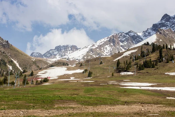 Montañas Del Zailiysky Alatau Verano Cerca Almaty Kazajstán —  Fotos de Stock