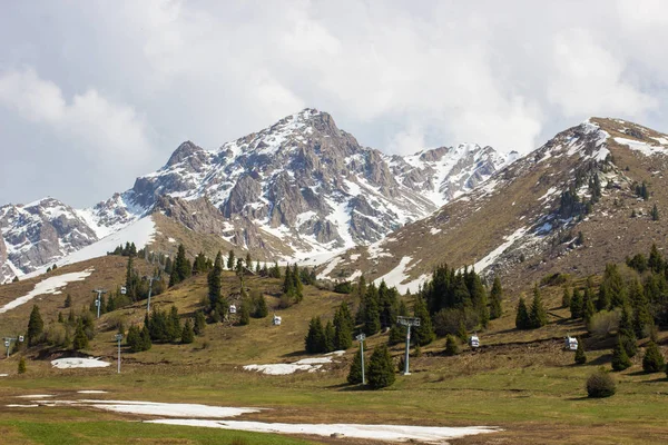 Montañas Del Zailiysky Alatau Verano Cerca Almaty Kazajstán —  Fotos de Stock